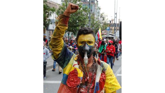 La minga indígena del suroeste de Colombia se toma las calles de Bogotá hoy 19 de septiembre.