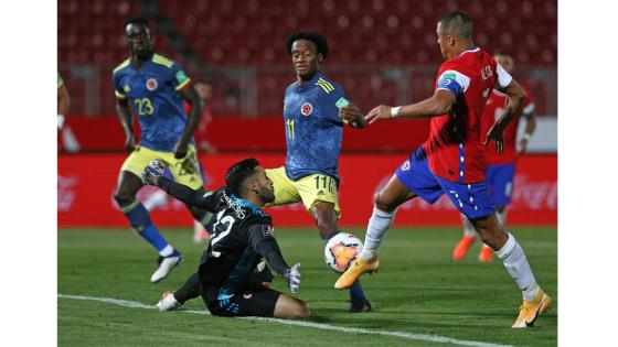 Eliminatorias al mundial Catar 2022, Colombia vs Chile.