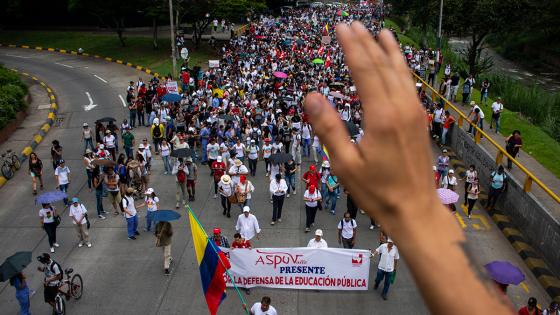 Manifestaciones en Cali