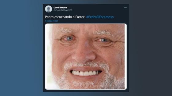Meme del regreso de Pedro, el escamoso. Meme del regreso de Pedro, el escamoso.