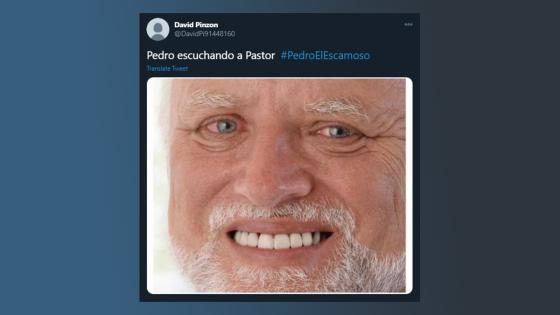 Meme del regreso de Pedro, el escamoso.