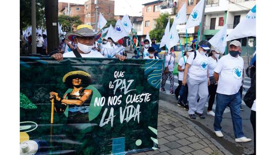 Marcha de peregrinación por la vida y la paz
