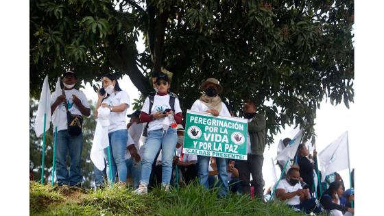 Marcha de peregrinación por la vida y la paz