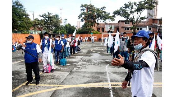 Marcha de peregrinación por la vida y la paz