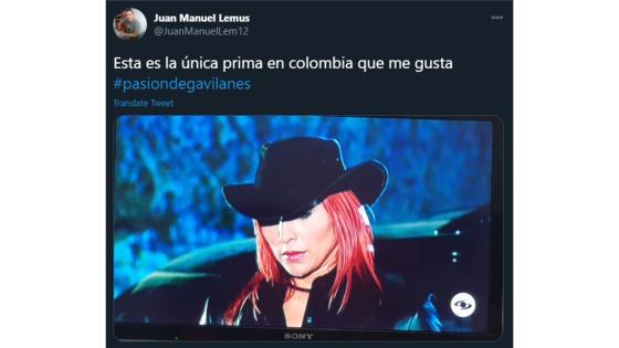 Meme de la reaparición de Dínora Rosales en Pasión de Gavilanes.