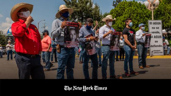 La lucha por el agua estalla en la frontera de México La lucha por el agua estalla en la frontera de México