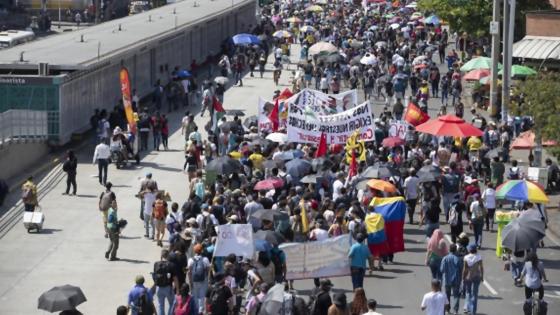 marchas en Medellín marchas en Medellín