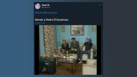 Meme del regreso de Pedro, el escamoso.