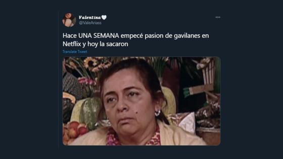 Meme de la salida de Pasión de Gavilanes de Netflix. Meme de la salida de Pasión de Gavilanes de Netflix.