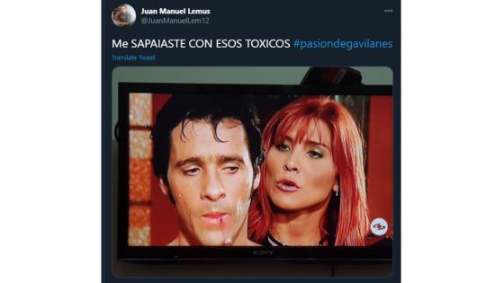 Meme de la reaparición de Dínora Rosales en Pasión de Gavilanes.