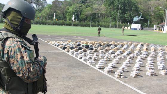 Droga incautada en Panamá durante el año 2020 Droga incautada en Panamá durante el año 2020