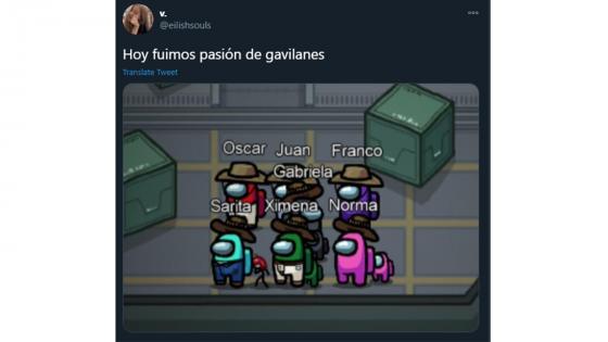 Meme de la reaparición de Dínora Rosales en Pasión de Gavilanes.