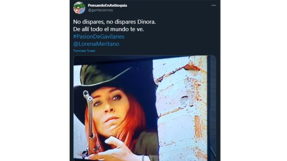 Meme de la reaparición de Dínora Rosales en Pasión de Gavilanes