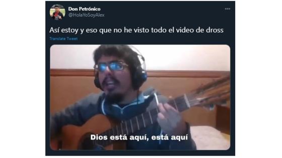 Meme del video de Dross. Meme del video de Dross.