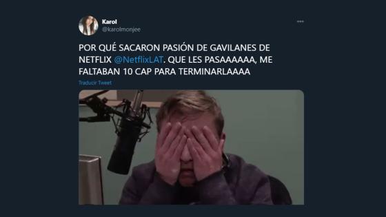 Meme de la salida de Pasión de Gavilanes de Netflix. Meme de la salida de Pasión de Gavilanes de Netflix.