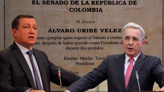 Ernesto Macías en la mira de la Corte Suprema por placa de Uribe en el Congreso Ernesto Macías en la mira de la Corte Suprema por placa de Uribe en el Congreso