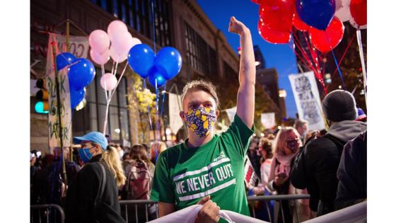 Manifestaciones en Filadelfia, Pensilvania, Estados Unidos.