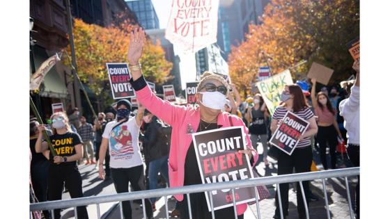 Manifestaciones en Filadelfia, Pensilvania, Estados Unidos.