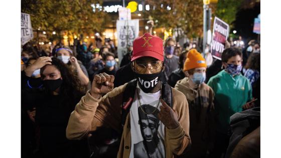 Manifestaciones en Filadelfia, Pensilvania, Estados Unidos.
