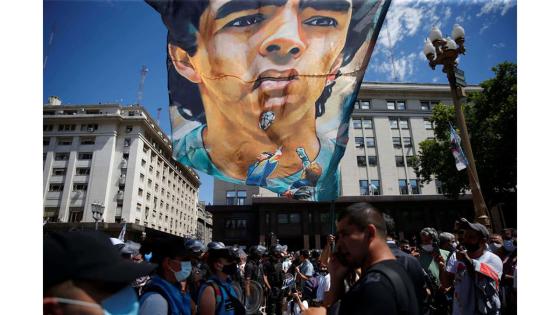 Fanáticos despiden a Diego Maradona, Buenos Aires, Argentina Fanáticos despiden a Diego Maradona, Buenos Aires, Argentina