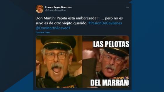 Meme de ‘Don Martín’ de ‘Pasión de Gavilanes’.