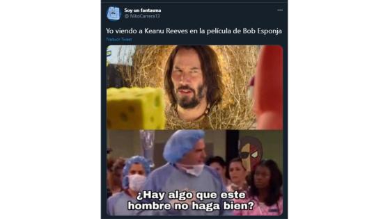 Meme del estreno de Bob Esponja al rescate. Meme del estreno de Bob Esponja al rescate.