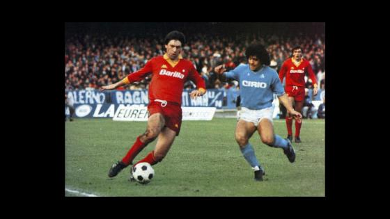 Partido Nápoles vs Roma 1984.