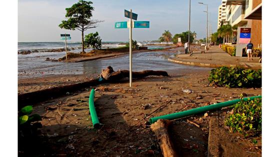 Afectaciones en Cartagena por el huracán Iota