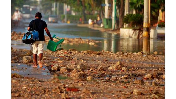 Afectaciones en Cartagena por el huracán Iota