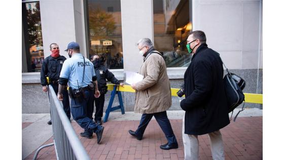 Manifestaciones en Filadelfia, Pensilvania, Estados Unidos.