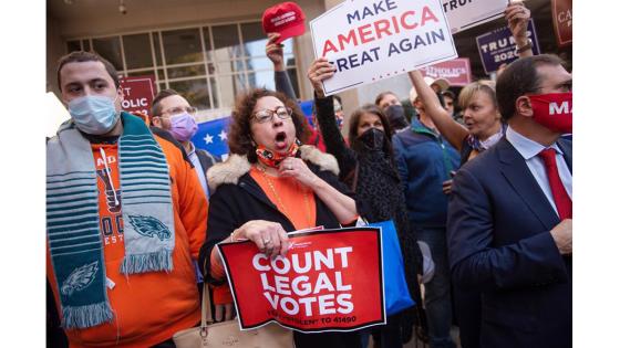 Manifestaciones en Filadelfia, Pensilvania, Estados Unidos.