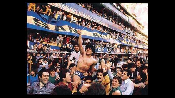 Maradona en su primer mundial en 1982.