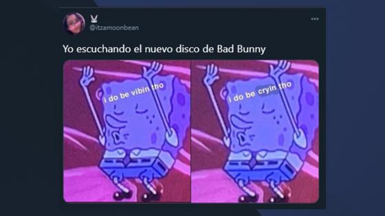 Memes del nuevo álbum de Bad Bunny.