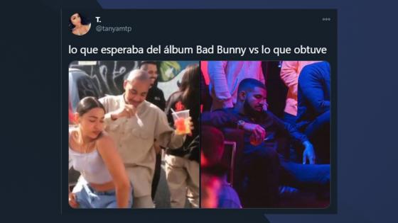 Memes del nuevo álbum de Bad Bunny.