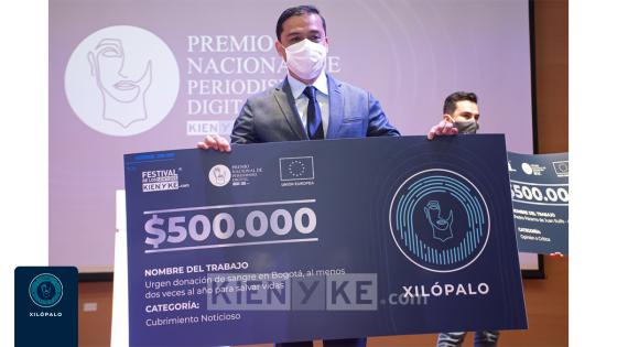 Ceremonia del Premio Nacional de Periodismo Digital Kienyke.com 2020