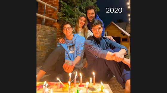 Cristina Hurtado y familia