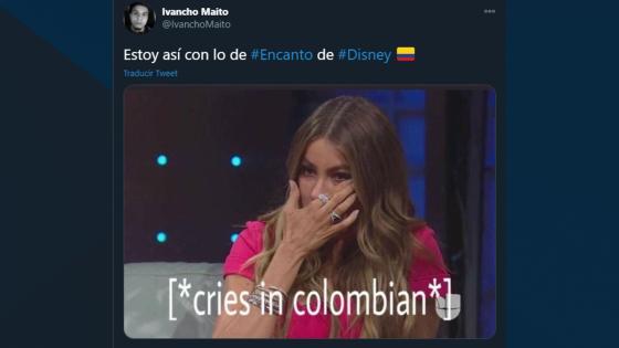 Meme de ‘Encanto’, película de Disney inspirada en Colombia.