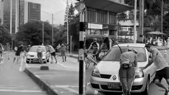 Conductora en estado de embriaguez invadió ciclovía en Medellín 