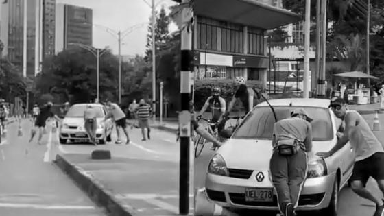 Conductora en estado de embriaguez invadió ciclovía en Medellín 