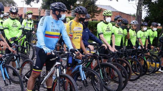 Diego Camargo corrió la primera etapa de 'Colombia en Bici'