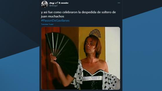 Meme del matrimonio de Juan Reyes y Norma Elizondo en ‘Pasión de Gavilanes’.