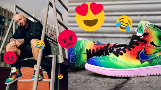 REPLICA J. BALVIN X AIR JORDAN 1 RETRO OG HIGH 'COLORES Y VIBRAS' –  PandaSneakers