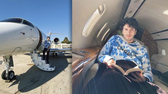 Sebastián Yatra avión privado