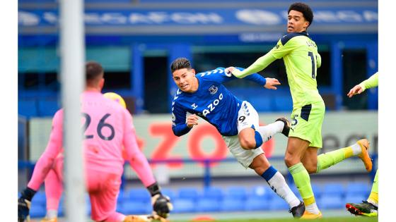 Con James y Mina en la titular, Everton cayó de local ante Newcastle