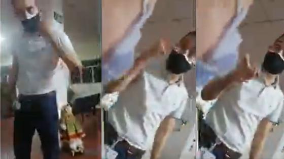 VIDEO | Momento en que Comisario de Familia agrede a mujer VIDEO | Momento en que Comisario de Familia agrede a mujer