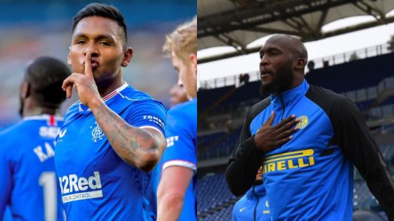 Alfredo Morelos y Lukaku