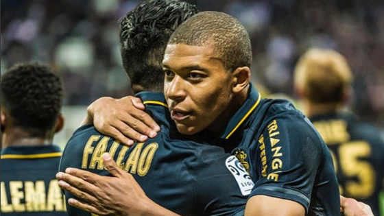 Elogios a Falcao García de Kylian Mbappé