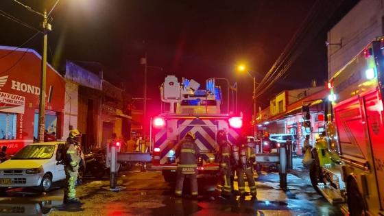Incendio en Medellín