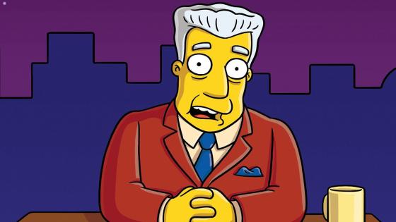 Kent Brockman Los Simpson