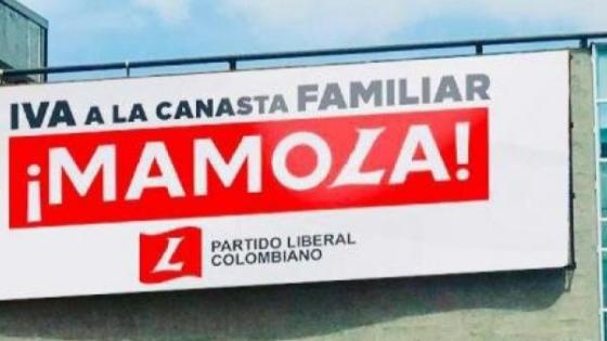 ¡Mamola! Liberalismo rechaza IVA en la canasta familiar